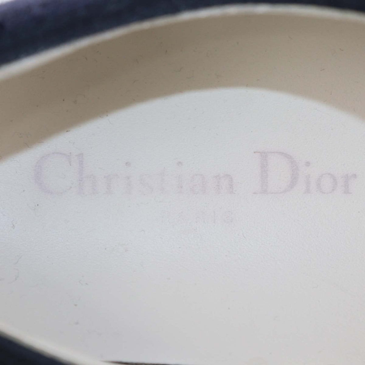 Christian Dior Navy Blue Canvas Walk 'n' Dior Sneakers