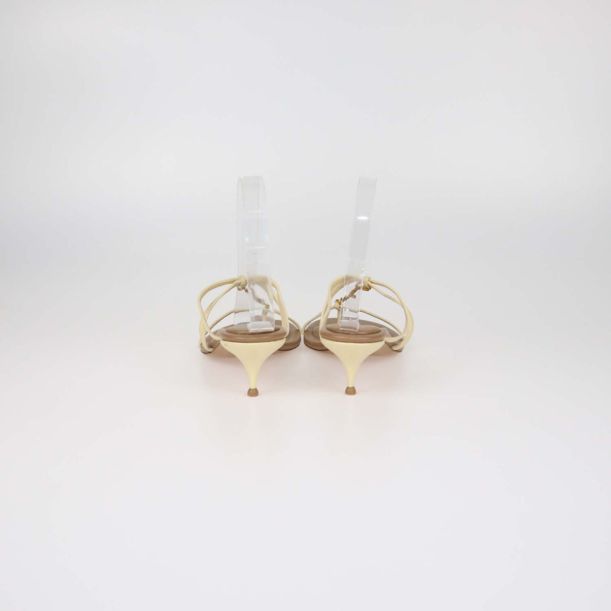 Jacquemus Cream Leather Les Sandales Pralu Basses Sandals