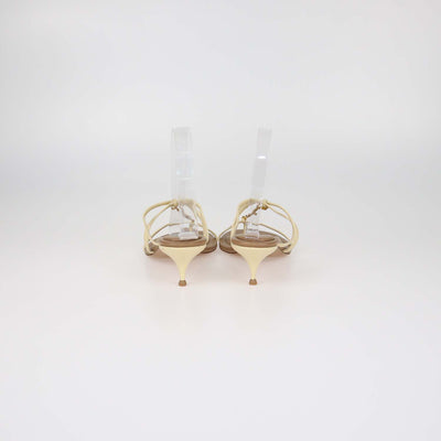 Jacquemus Cream Leather Les Sandales Pralu Basses Sandals