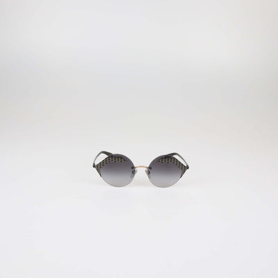 Bvlgari Grey 6089 2028/8G Mirrored Serpenti Sunglasses