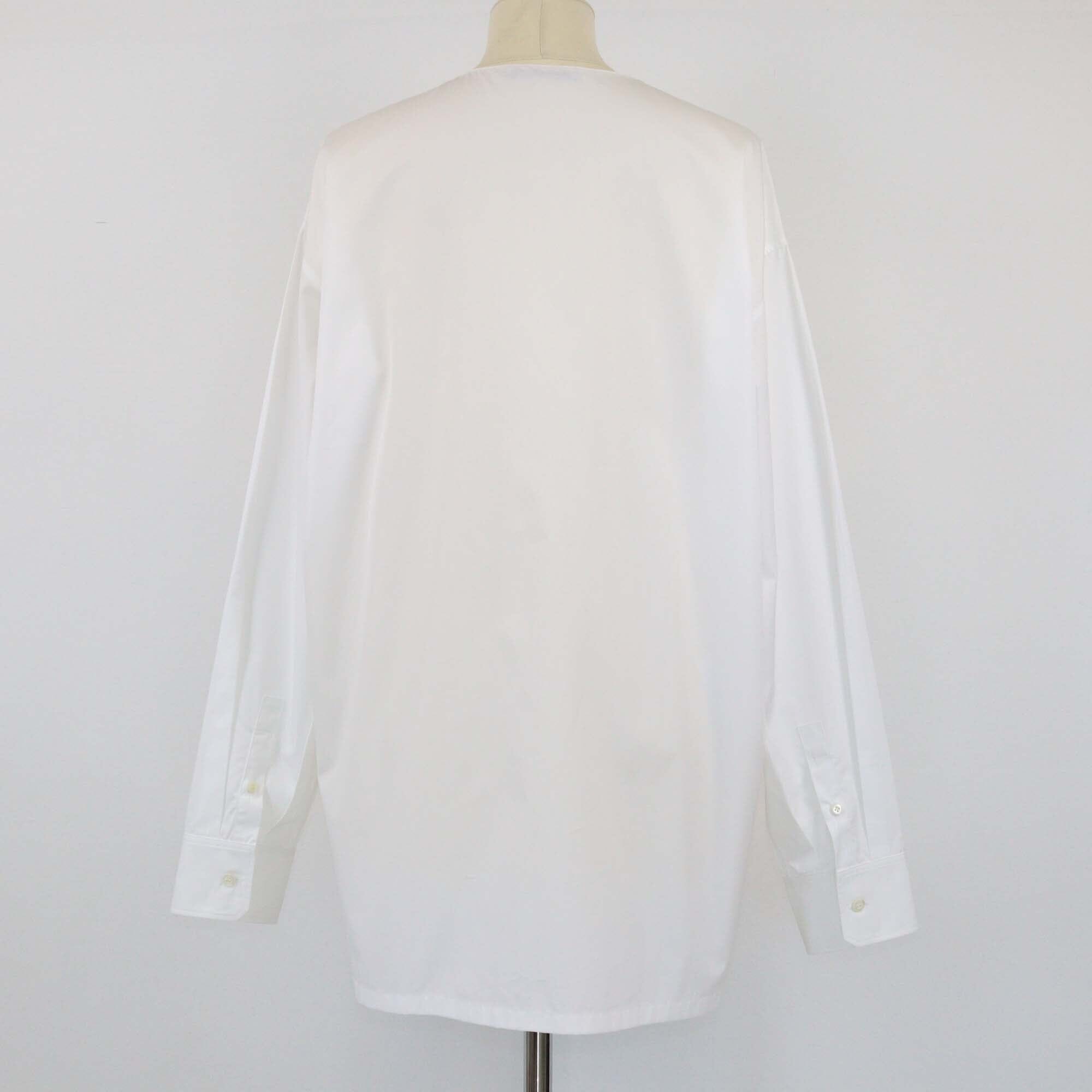 Prada White Poplin Longsleeve Shirt Womens Prada 