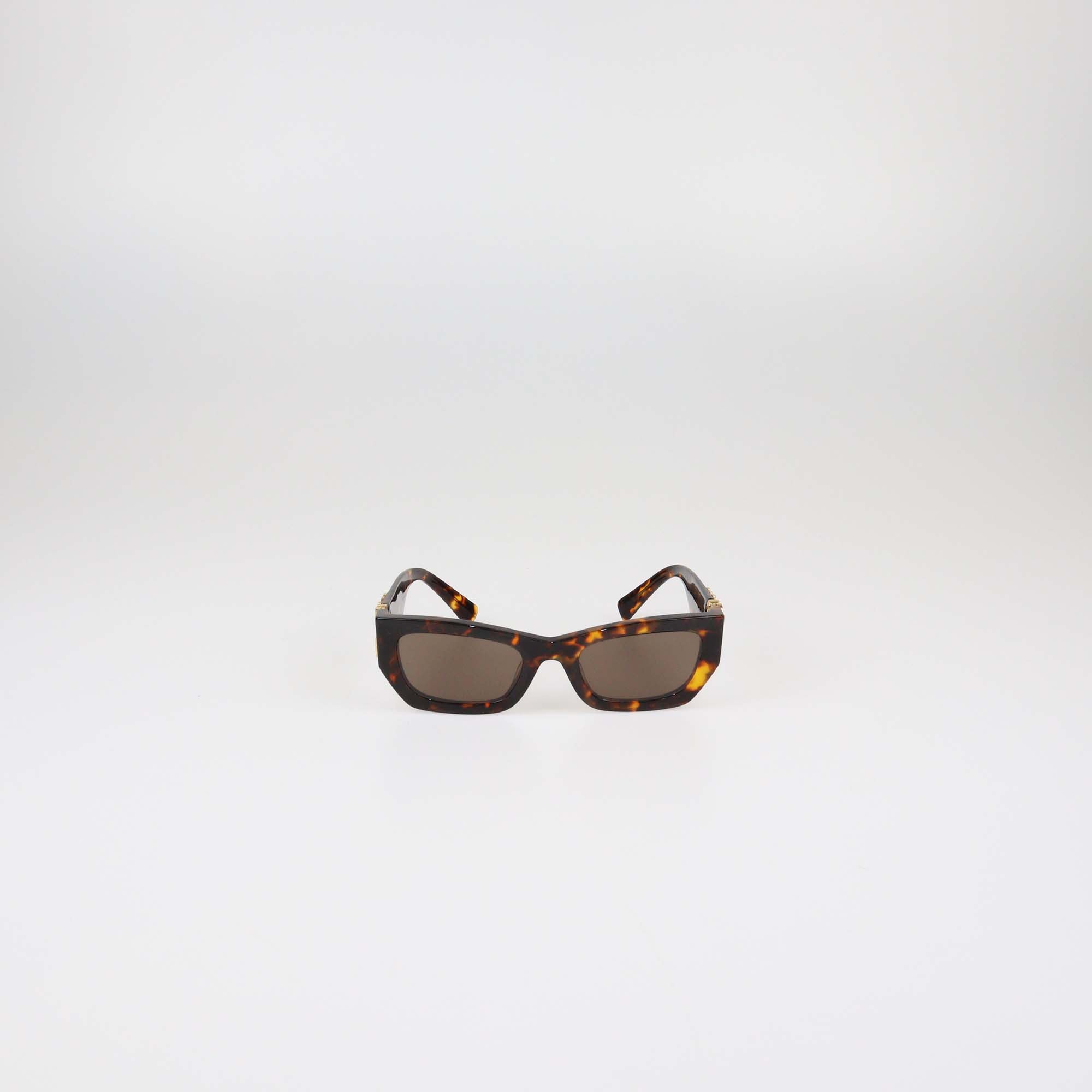 Miu Miu Brown Tortoise Glimpse Sunglasses