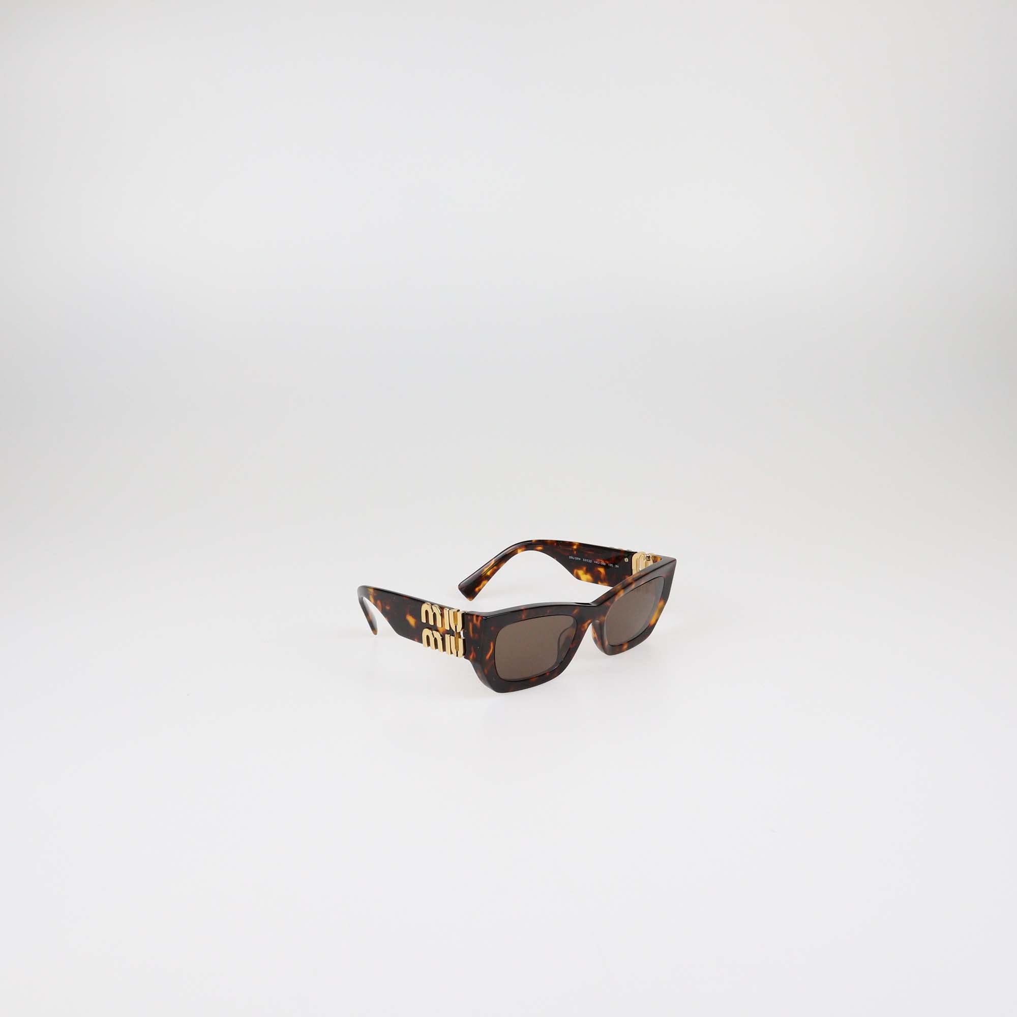 Miu Miu Brown Tortoise Glimpse Sunglasses