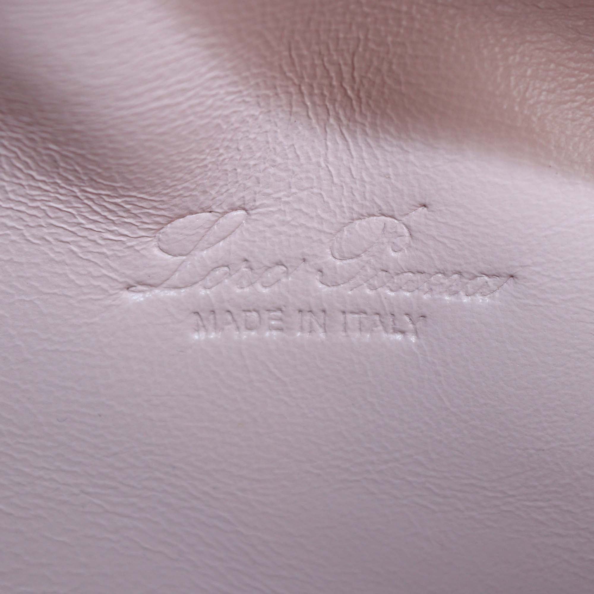 Loro Piana Pink Lizard Extra Pocket L19 Pouch