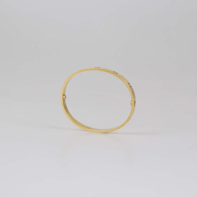 Cartier 18K Yellow Gold Classic Love Bangle Bracelet Size 20