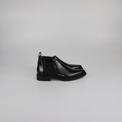 Brunello Cucinelli Black Patent Chelsea Ankle Boots Womens Brunello Cucinelli 
