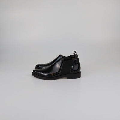 Brunello Cucinelli Black Patent Chelsea Ankle Boots Womens Brunello Cucinelli 