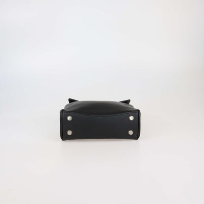 Balenciaga Black Leather Mini Rodeo Top Handle Bag
