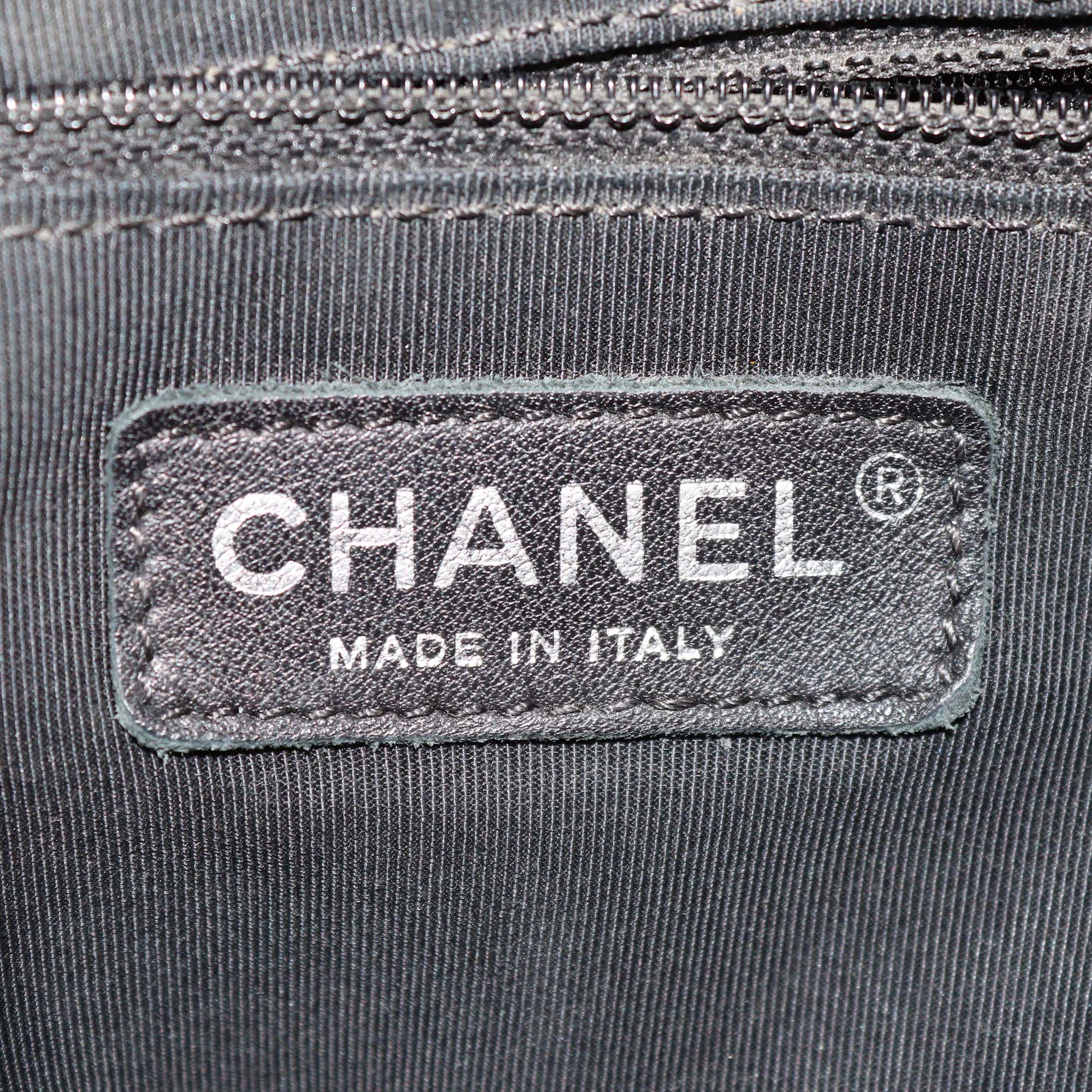 Chanel Black Quilted Leather Girl Shoulder Bag