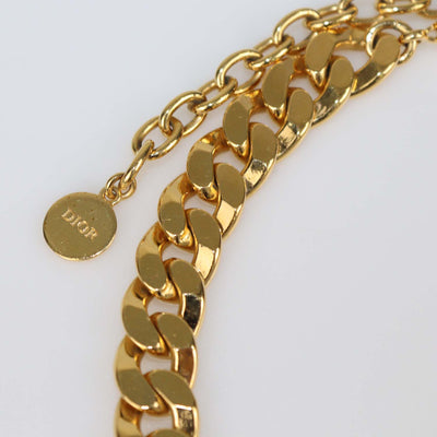 Christian Dior Gold Tone CD Danseuse Etoile Choker Necklace