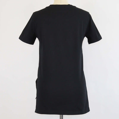 Moschino Couture Black Cotton Logo Print Crew Neck T-Shirt
