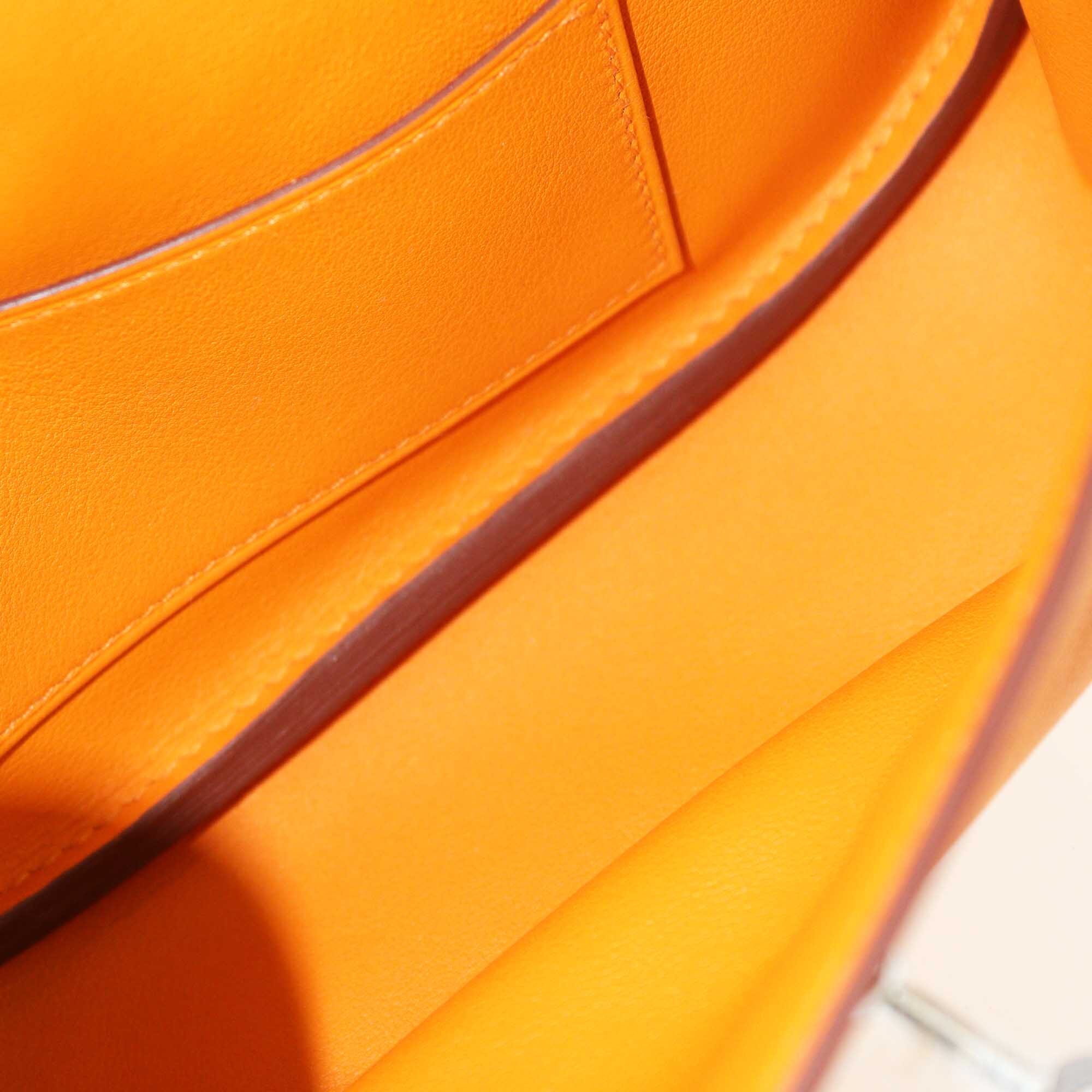 Hermes Orange Minium Swift Moove Kelly Shoulder Bag Bags Hermes 