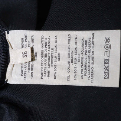 Hermes Black Silk "L'Enseigne du Sellier" Print Tunic Caftan
