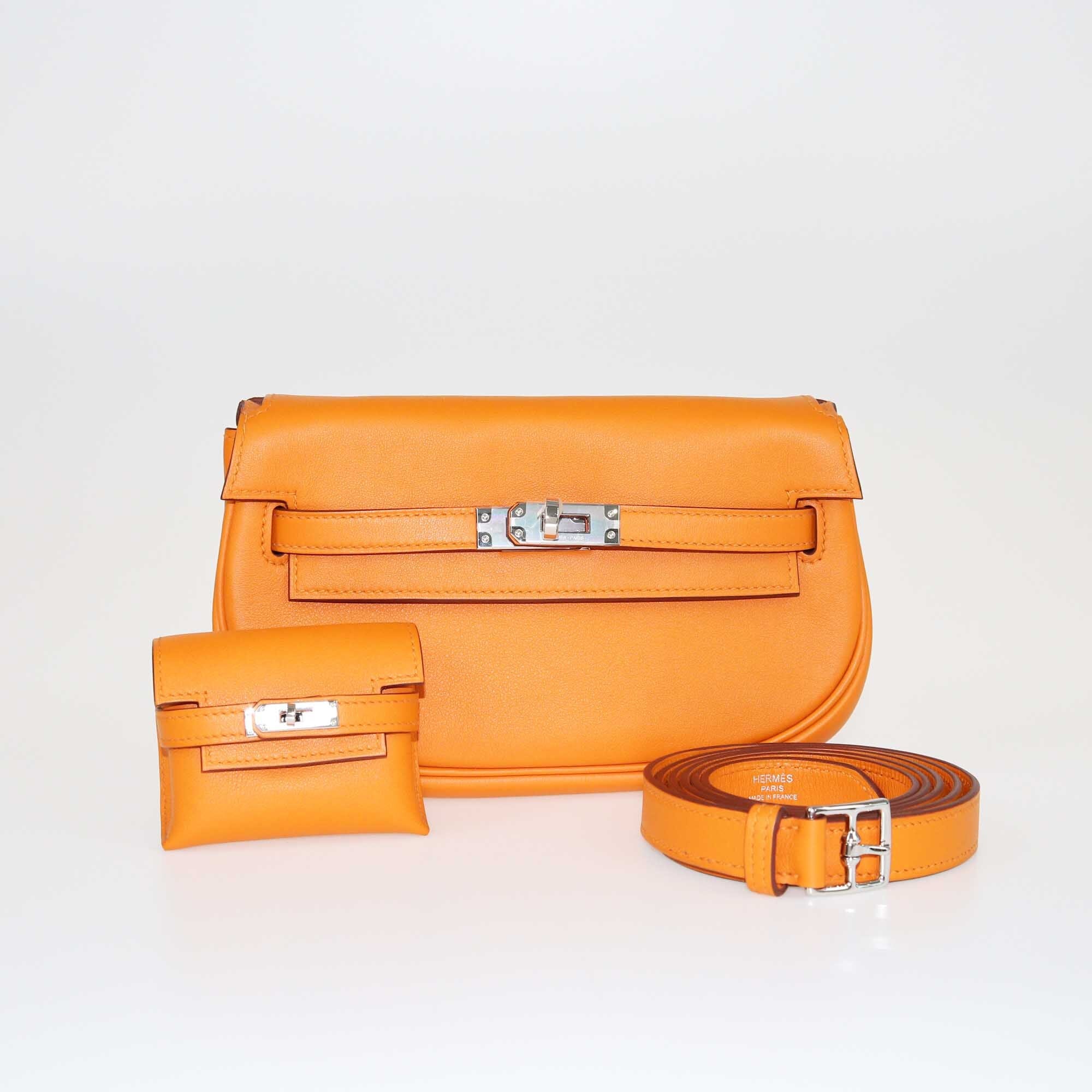 Hermes orange purse best sale