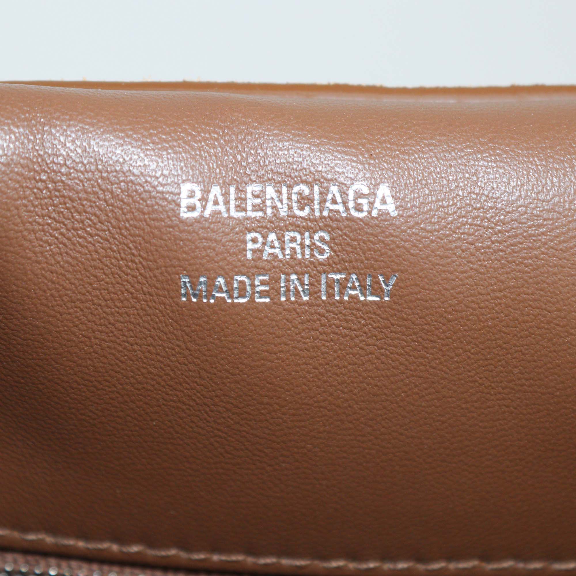 Balenciaga Brown Wax Suede Medium Rodeo Top Handle Bag