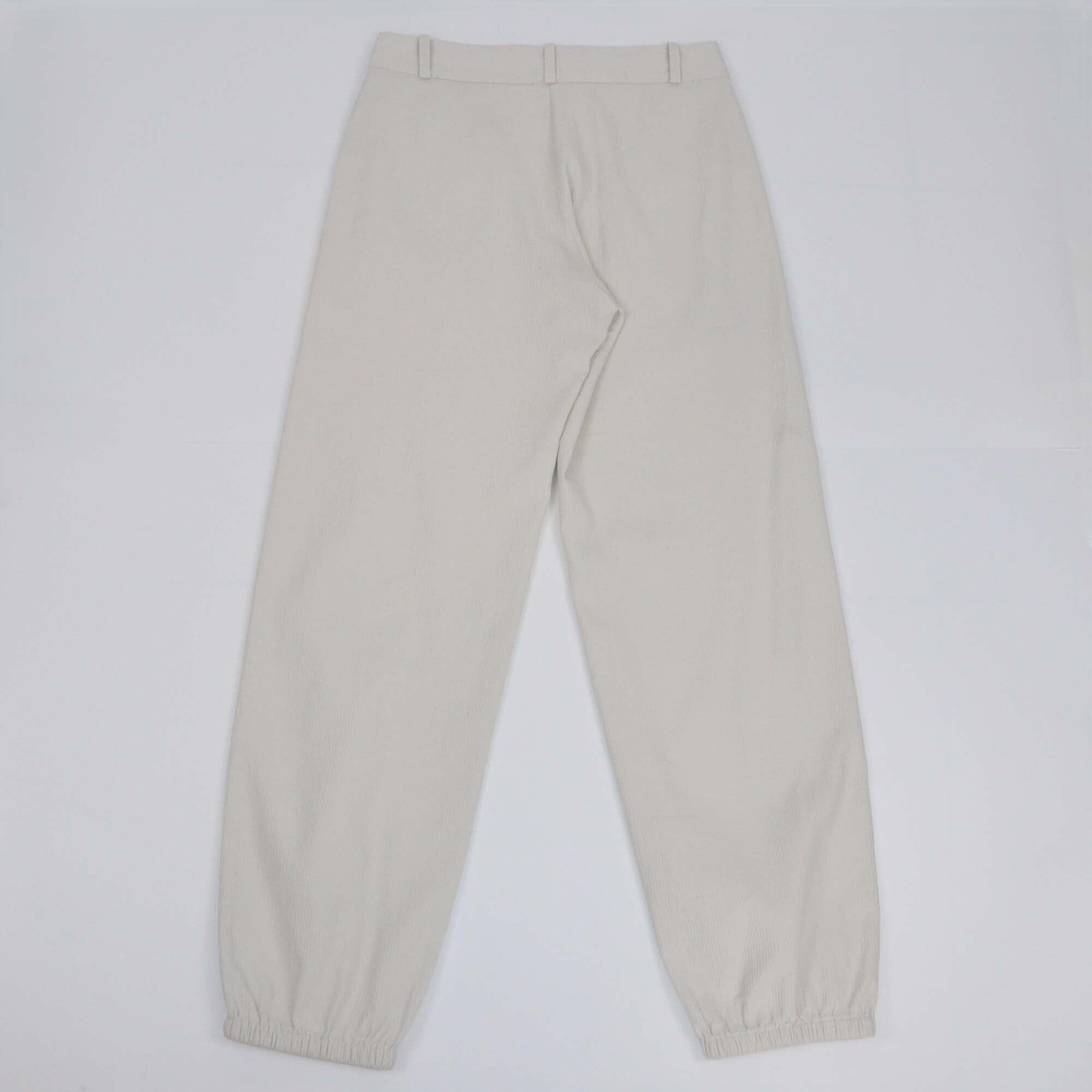 Hermes Off White Cropped Pants Womens Hermes 