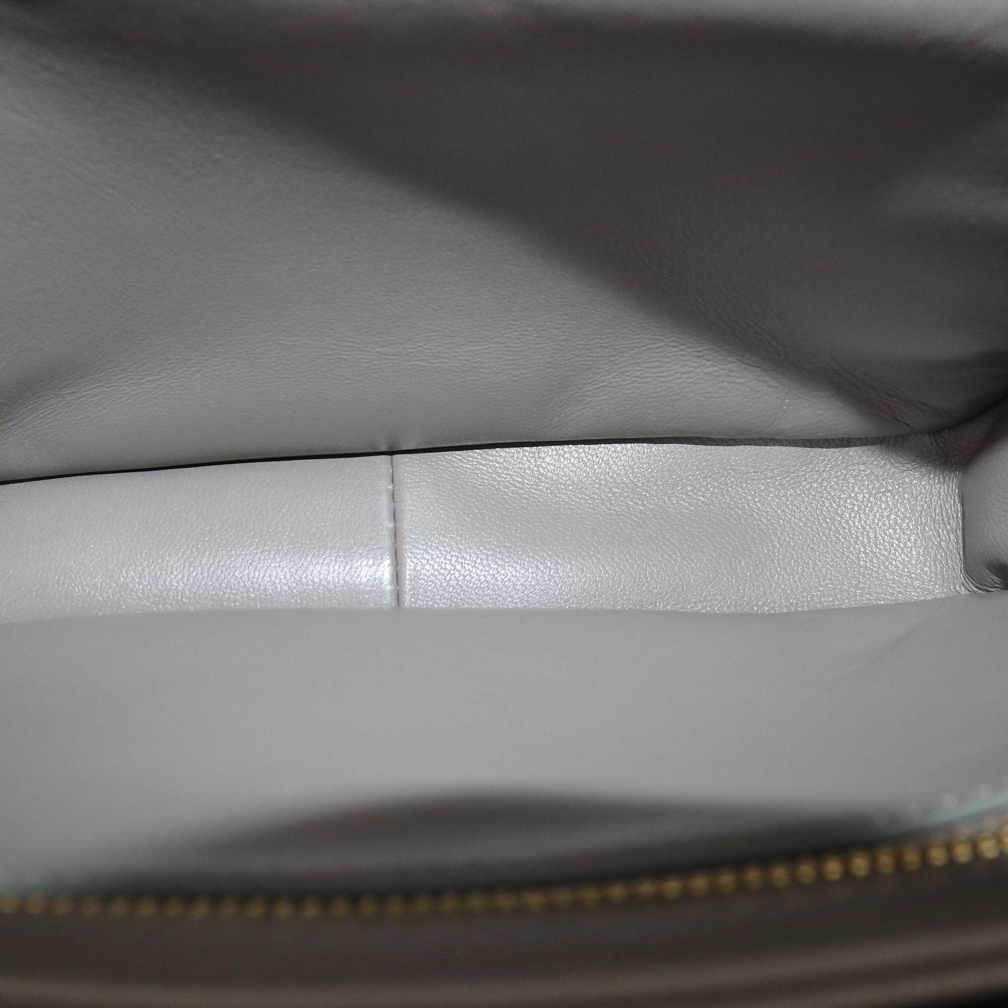 Celine Grey Classique Triomphe Shoulder Bag Womens Celine 