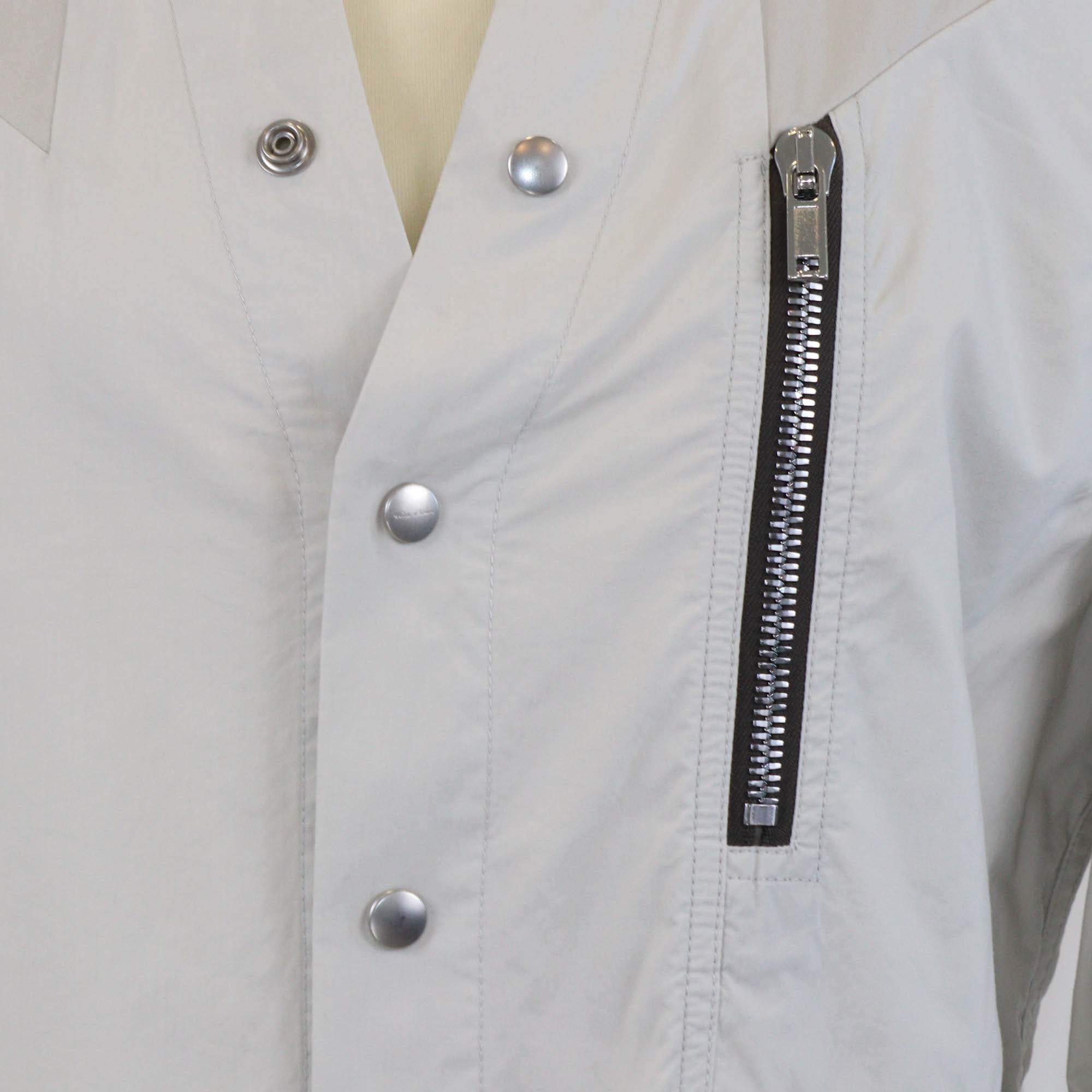 Rick Owens Light Beige Cotton Larry Long Sleeve Shirt