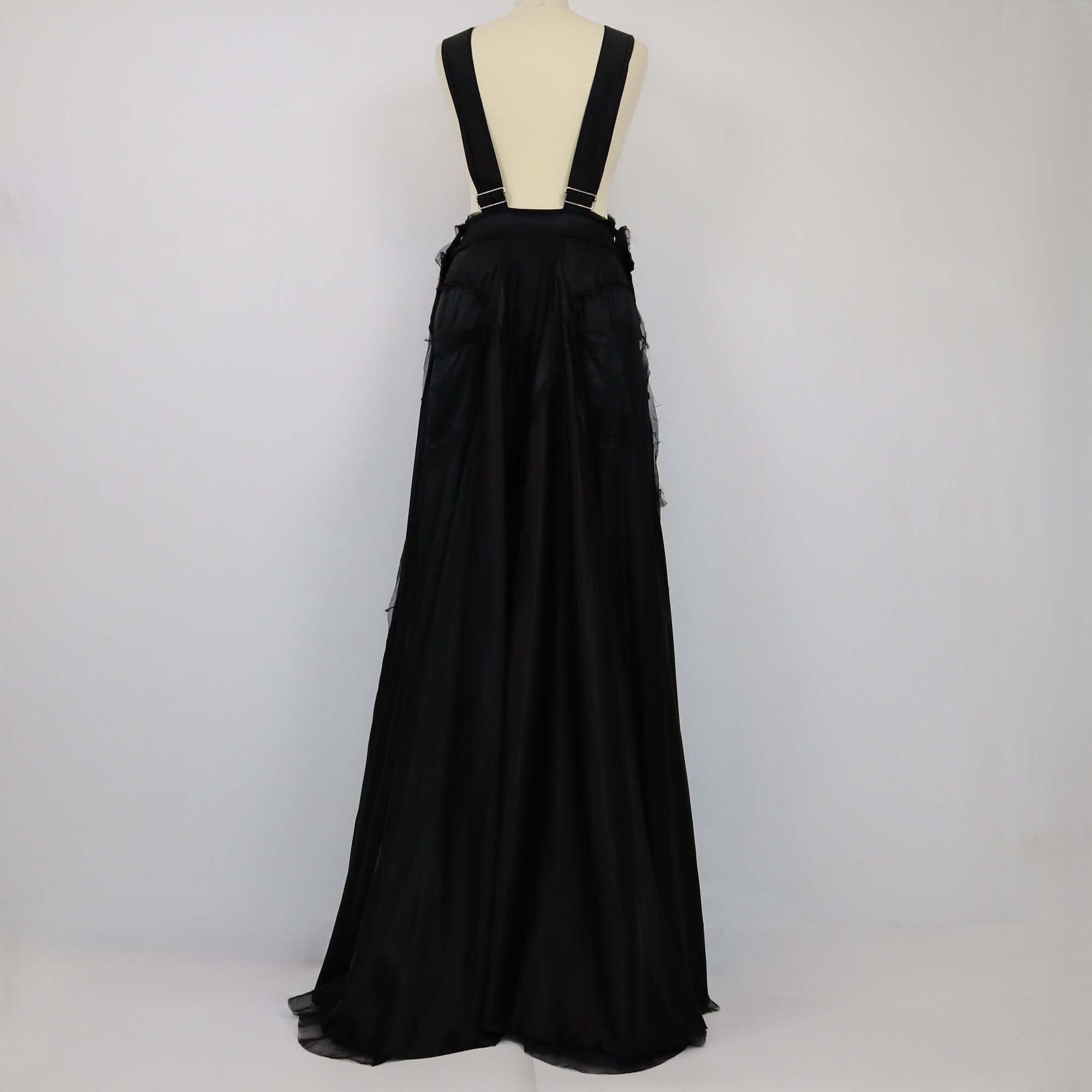 Di Liborio Black Sleeveless Maxi Dress Womens Di Liborio 