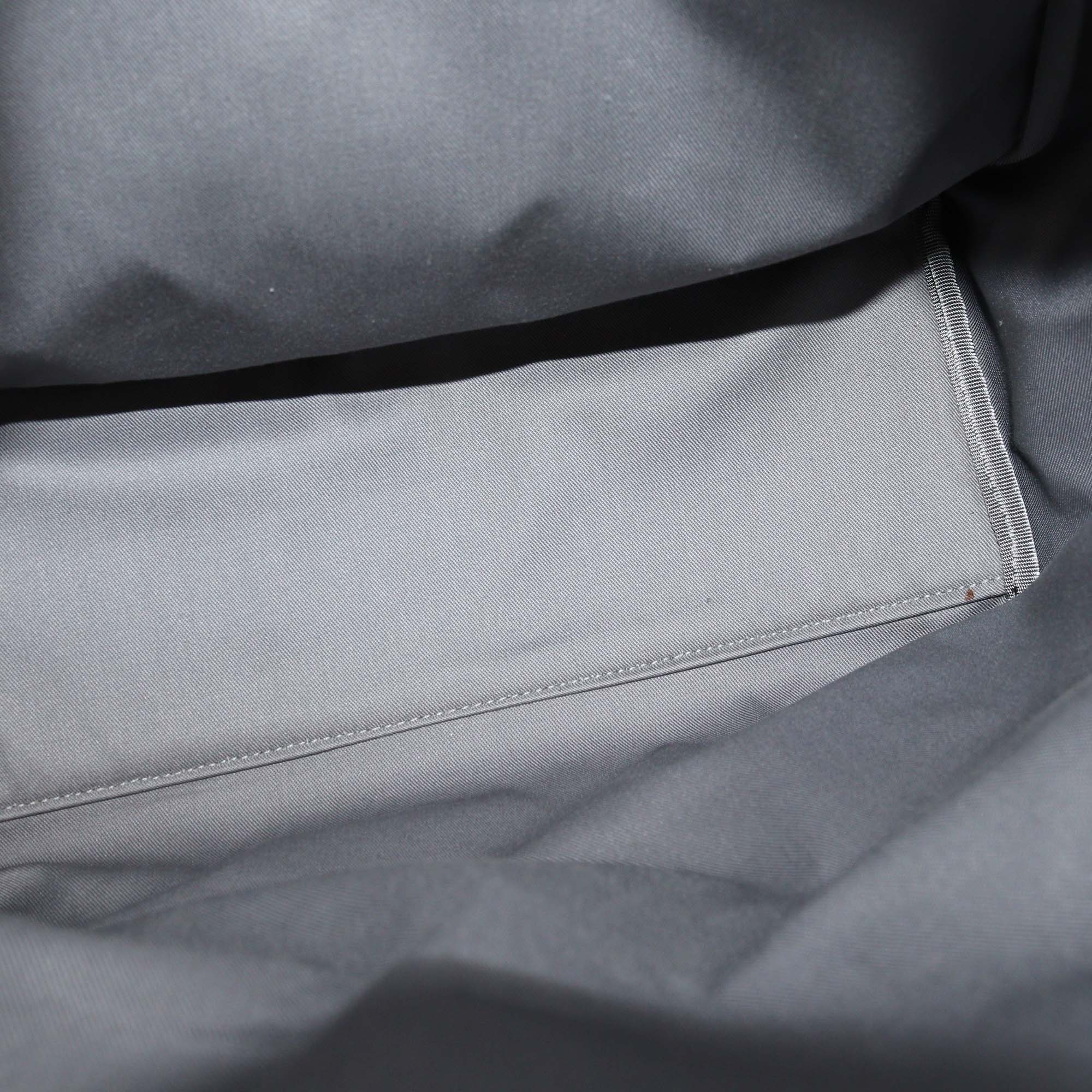 Christian Dior Grey CD Diamond Coated Canvas Rider Backpack