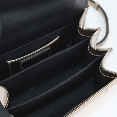 Bvlgari Metallic Patent Leather Small Serpenti Forever Top Handle Bag