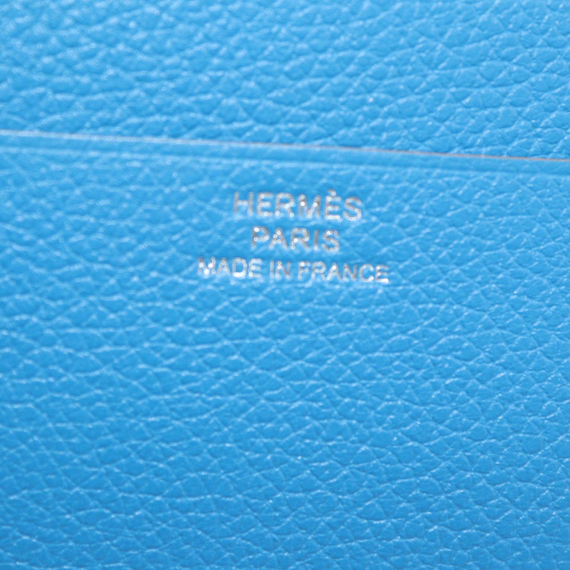 Hermes Multicolor Evercolor Colorblock 8CC City Card Holder