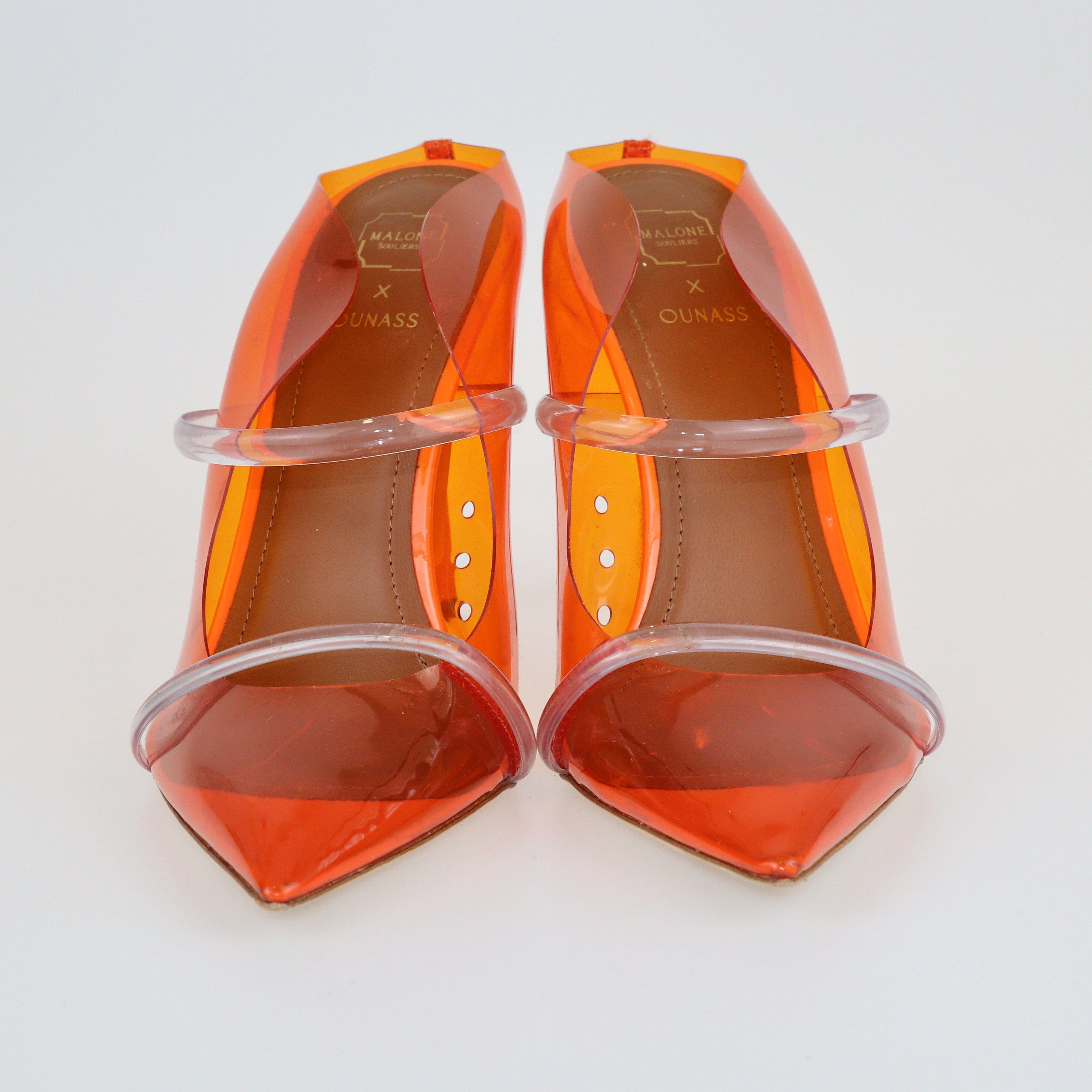 Orange Maureen 100 Mules Shoes Malone Souliers 