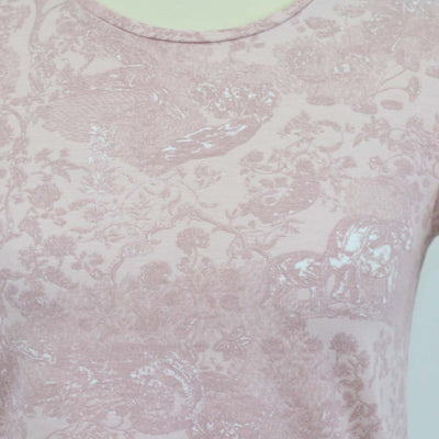 Christian Dior Kids Old Rose Cotton Reverse Toile de Jouy T-Shirt