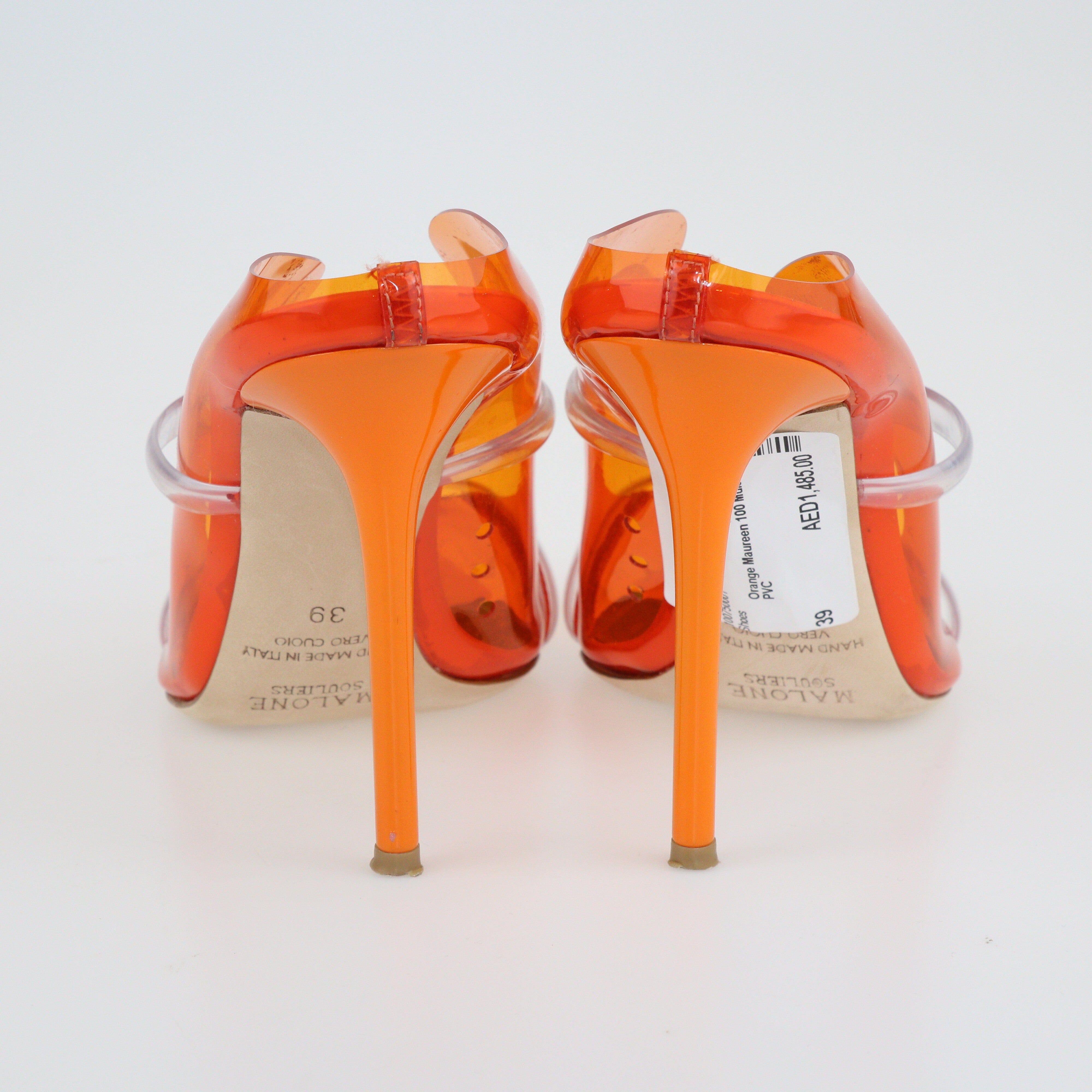 Orange Maureen 100 Mules Shoes Malone Souliers 