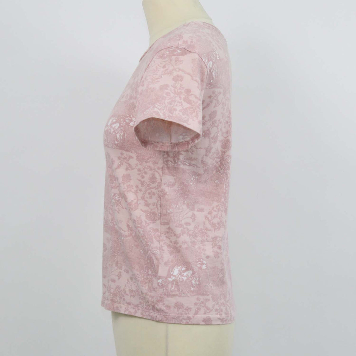 Christian Dior Kids Old Rose Cotton Reverse Toile de Jouy T-Shirt