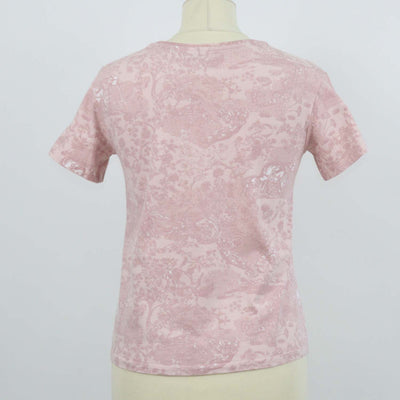 Christian Dior Kids Old Rose Cotton Reverse Toile de Jouy T-Shirt