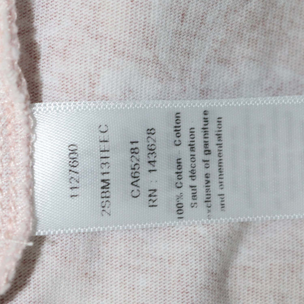 Christian Dior Kids Old Rose Cotton Reverse Toile de Jouy T-Shirt