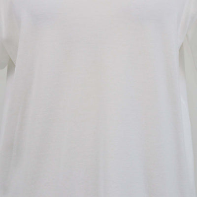 Dolce & Gabbana White Cotton V Neck T-Shirt