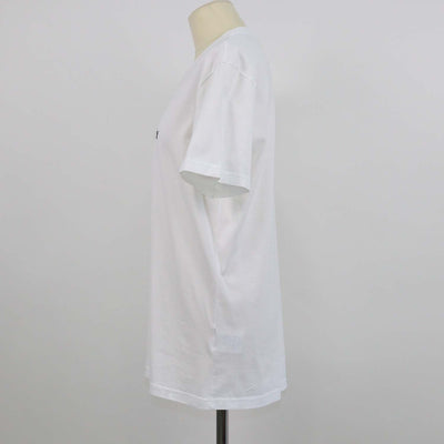 Givenchy White Cotton Logo Printed Crew Neck T-Shirt