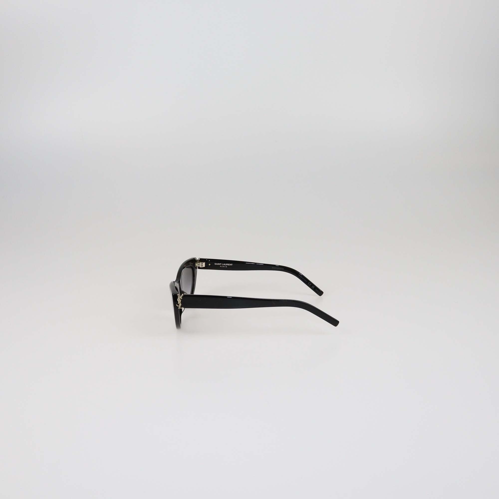 Saint Laurent Black Gradient Cateye Sunglasses Womens Saint Laurent 