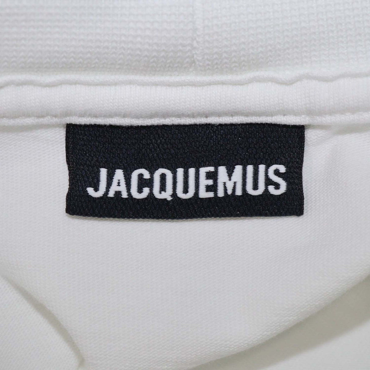 Jacquemus White Cotton Le Noeud Crew Neck T-Shirt