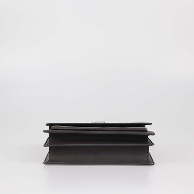 Saint Laurent Grey Sunset Leather Medium Shoulder Bag