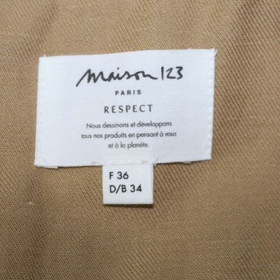 Maison 123 Brown Blend Lyocell Short Jumpsuit