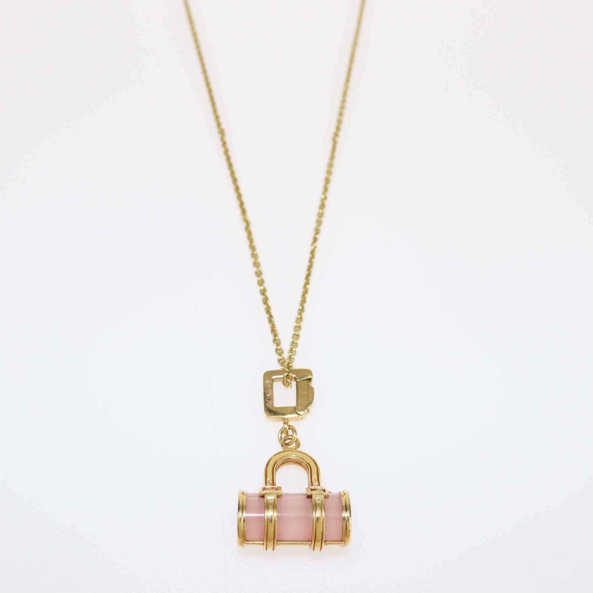 Louis Vuitton Quartz 18k Yellow Gold Pendant Necklace Jewellery Louis Vuitton 