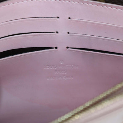 Louis Vuitton Rose Ballerine Vernis Cherrywood Wallet On Chain