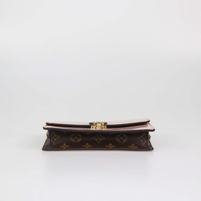 Louis Vuitton Rose Ballerine Vernis Cherrywood Wallet On Chain