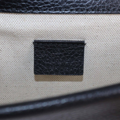 Gucci Black Leather Small Rectangular Dionysus Shoulder Bag
