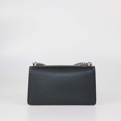 Gucci Black Leather Small Rectangular Dionysus Shoulder Bag
