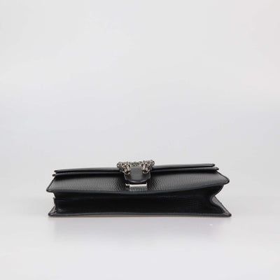 Gucci Black Leather Small Rectangular Dionysus Shoulder Bag