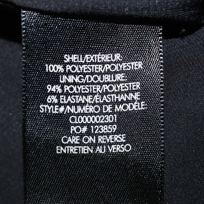 Alica + Olivia Black Polyester Pleated Long Skirt