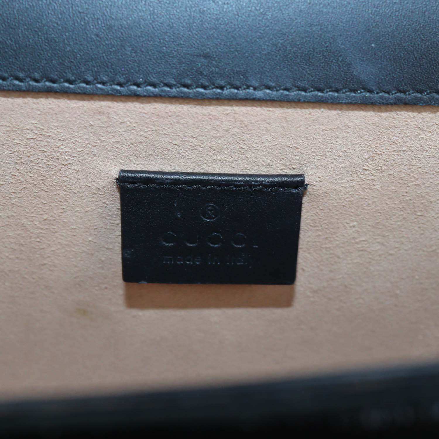 Gucci Teal/Black GG Velvet and Leather Small Rectangular Dionysus Shoulder Bag