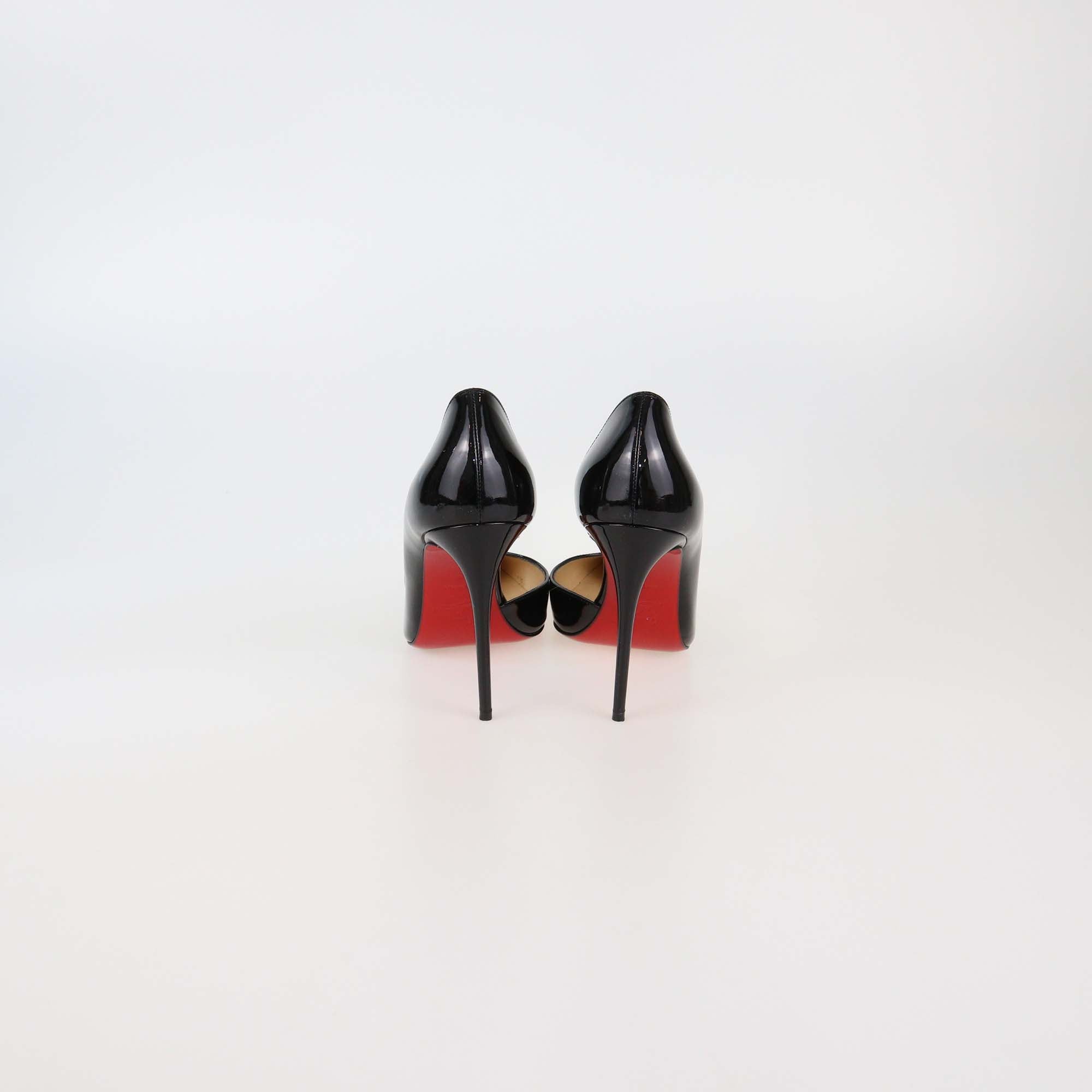 Christian Louboutin Black Patent Leather Iriza Pumps