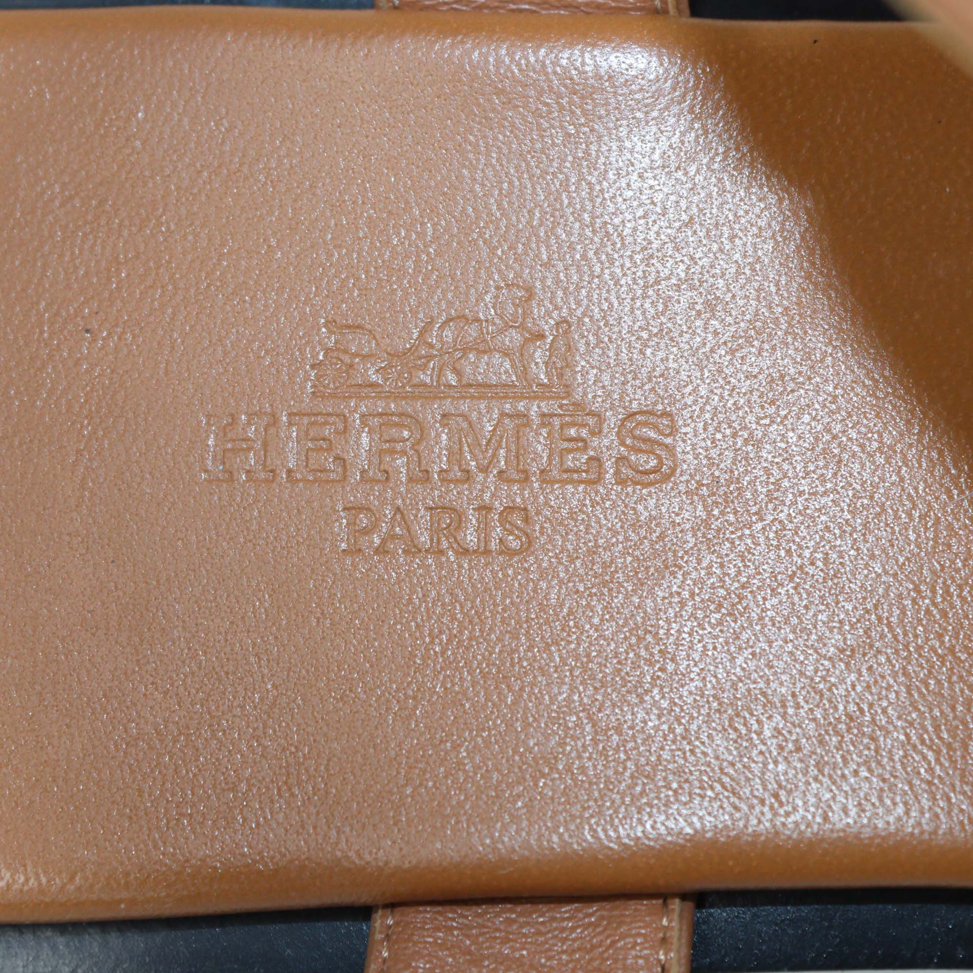 Hermes Naturel Leather Feliz Sandals