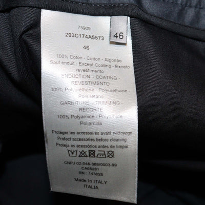 Dior Homme Dark Grey Technical Fabric Buckle Pocket Detail Cargo Pants
