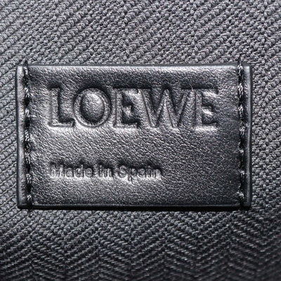 Loewe Black Leather Puzzle Fold Wash Bag